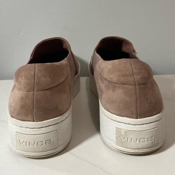 🔴SOLD🔴 Vince Warren Suede Sneaker Pink Size 7.5 - Picture 4 of 14